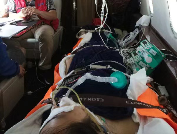 焉耆回族自治县跨国医疗包机、航空担架
